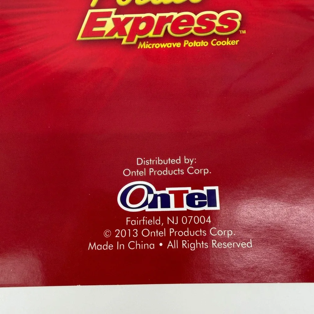 Potato Express‎ Microwave Potato Cook Bag Deluxe Restaurant Quality Recipe Guide